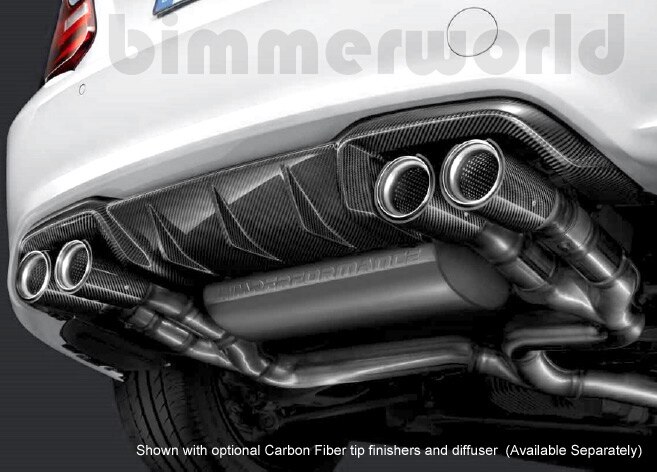 BMW M Performance Exhaust System - F87 M2 N55, w/ Bluetooth Valve Control